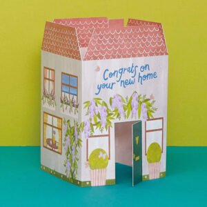 כרטיס ברכה Congrats on Your New Home 3D Fold Out