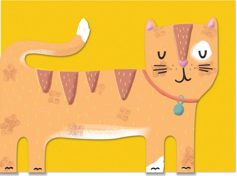 כרטיס ברכה Ginger Cat