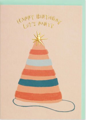 כרטיס ברכה Happy Birthday Let's Party